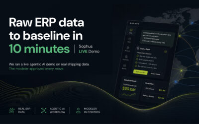 Raw ERP data to baseline in 10 minutes  | Sophus LIVE Demo