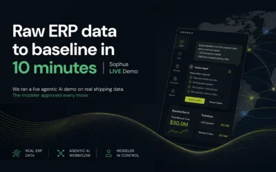 Raw ERP data to baseline in 10 minutes | Sophus LIVE Demo